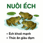 Kỹ thuật nuôi ếch, biện pháp ngừa và điều trị các bệnh thông thường trên ếch