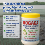 (Men tỏi) DOGACA – Giải pháp phòng bệnh đường ruột và nội ký sinh cho trang trại chăn nuôi thủy sản