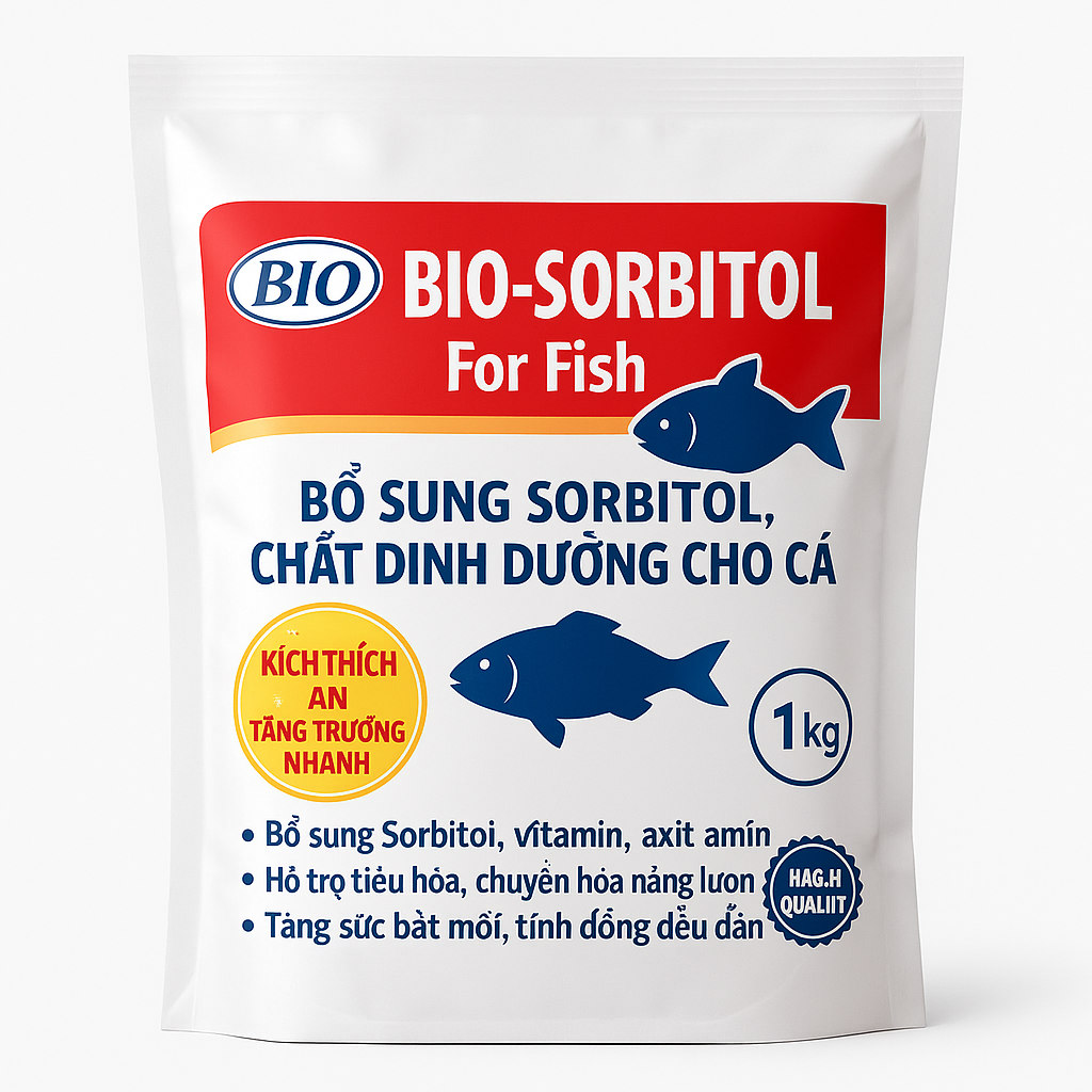 BIO-SORBITOL For Fish – Bổ sung Sorbitol & vitamin, axit amin giúp cá tăng trưởng nhanh, ăn mạnh